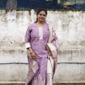 Lavender Bloom Silk 3pc Set