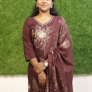 Cocoa Bloom Kurti Set